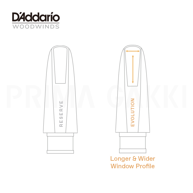 D'Addario Woodwinds マウスピース Reserve