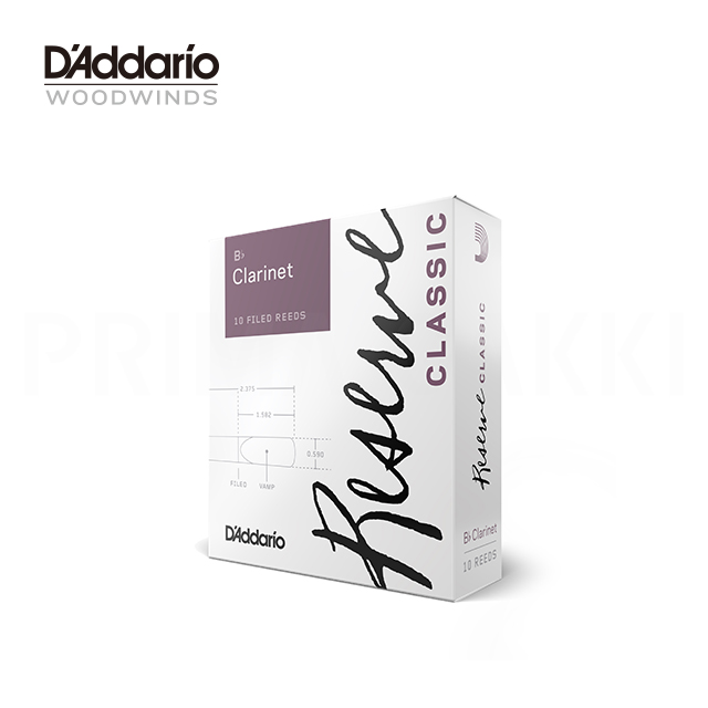 D'Addario Woodwinds リード Reserve Classic