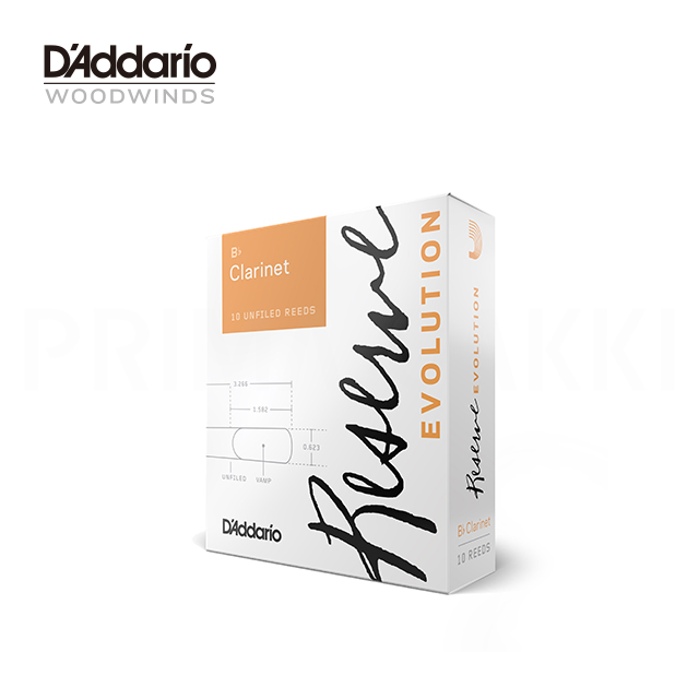 D'Addario Woodwinds リード Reserve Evolution