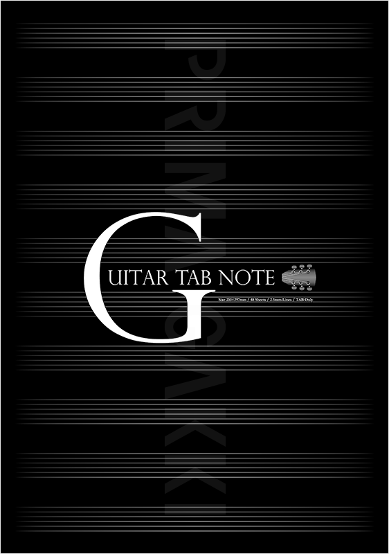 ギターTABノートの表紙