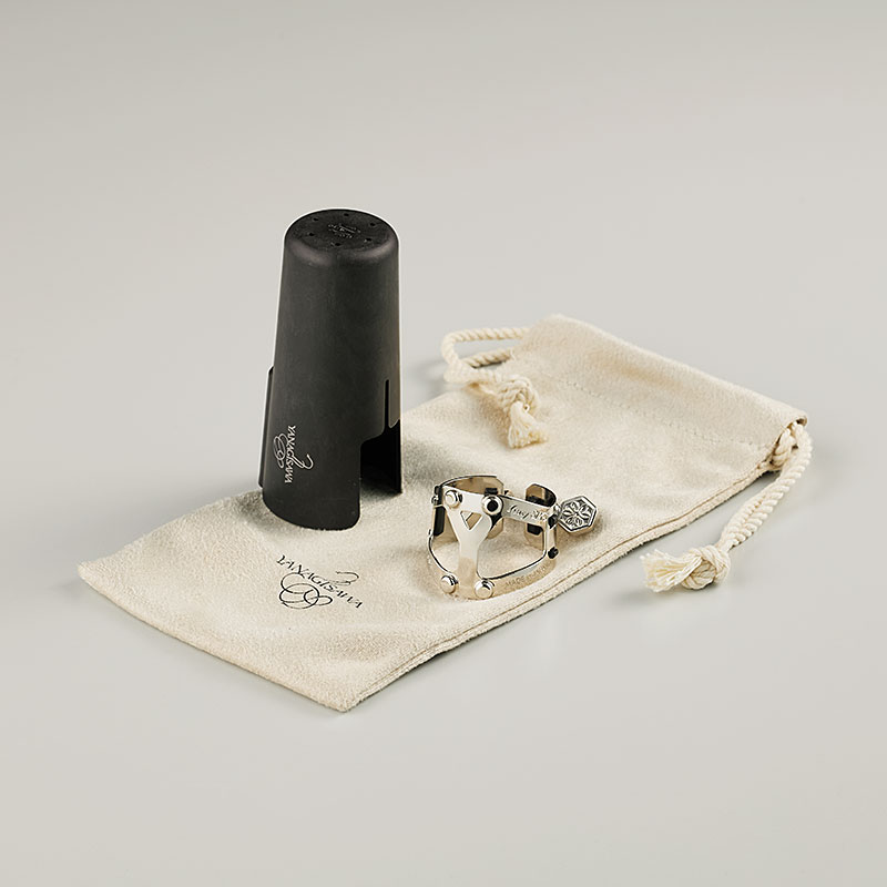 ヤニー・シクス（銀製プラチナメッキ仕上）と付属品